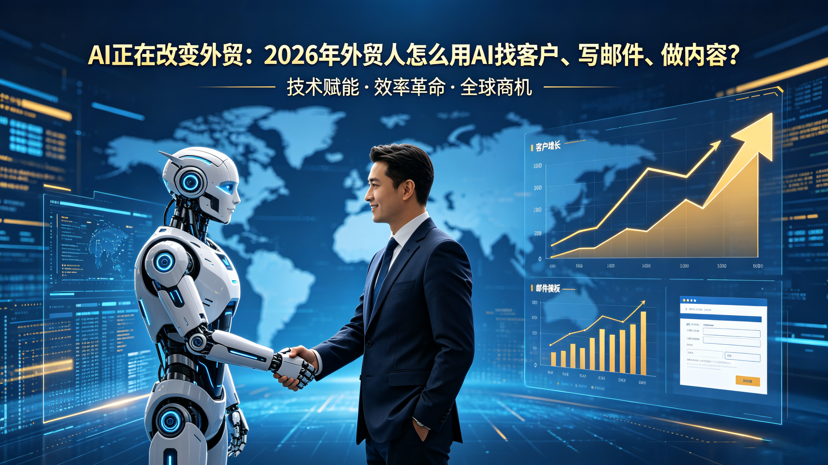 AI正在改变外贸：2026年外贸人怎么用AI找客户、写邮件、做内容？